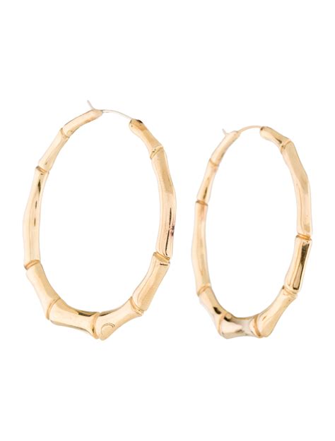 gucci ear warmer|gucci bamboo earrings.